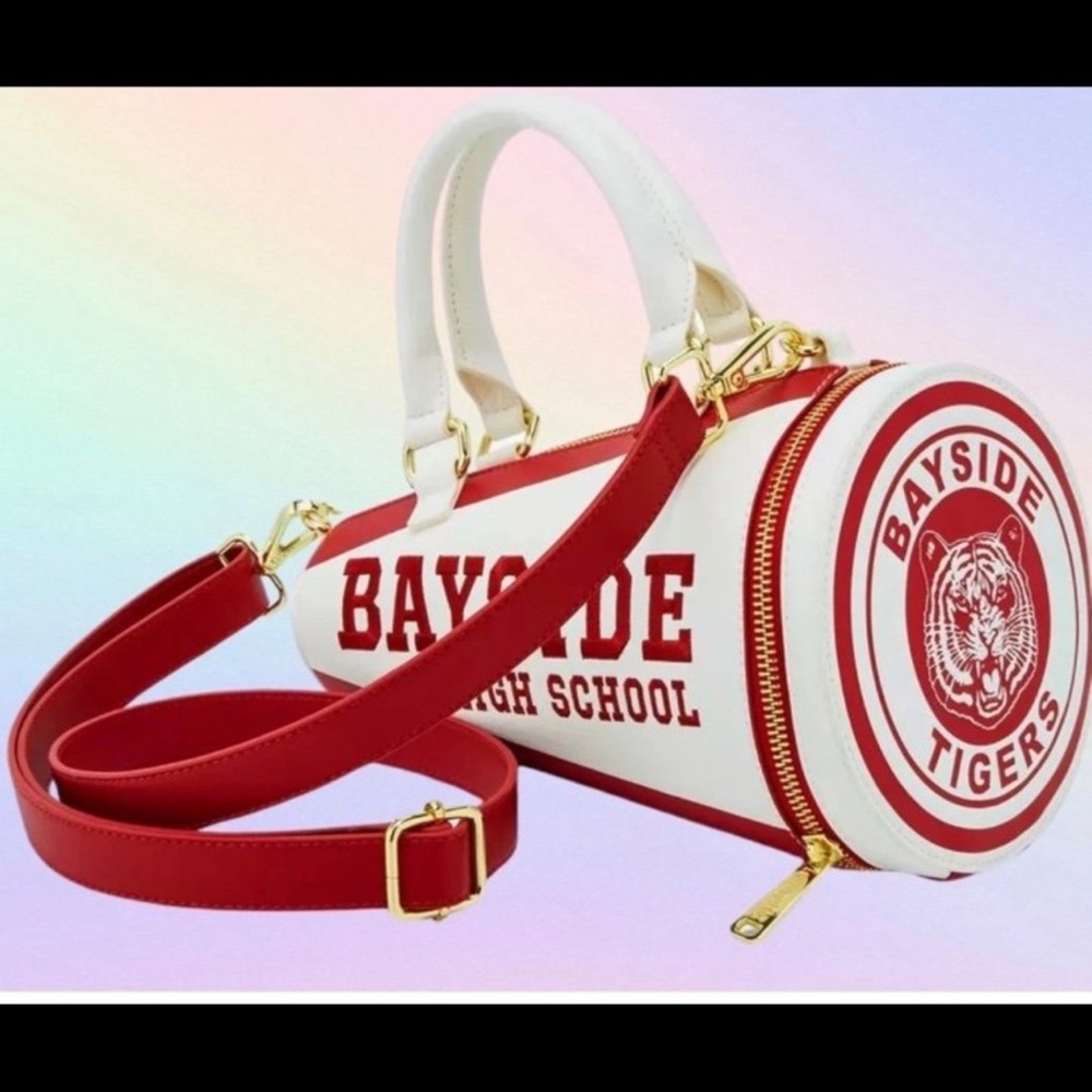 Loungefly Saved By The Bell Bayside High School Megaphone Figural Crossbody Bag
